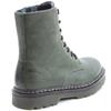 HEAVENLY FEET WOMENS ZIP LACE ANKLE BOOT - KHAKI